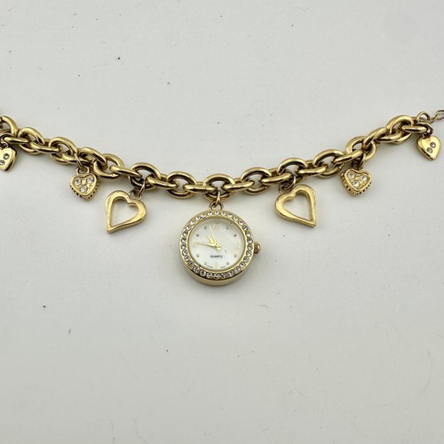 Heart charm bracelet - heart,