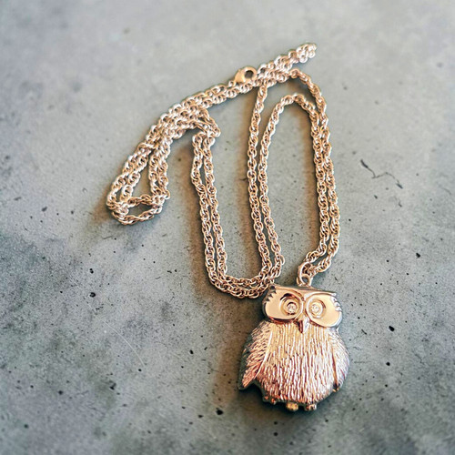 Gossip owl pendant watch - pendant,