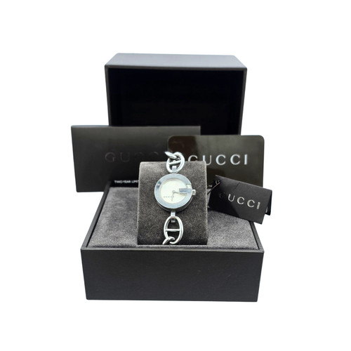 Gucci bezel ladies stainless - ladies,