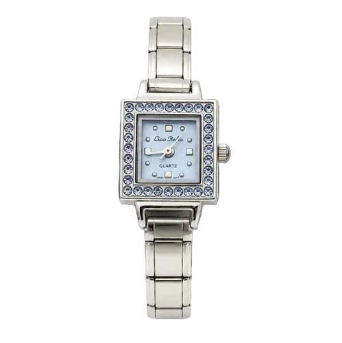 Blue crystal square 9mm - square,