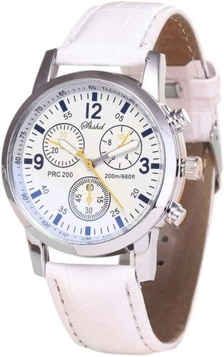 Men watch with leather - men,