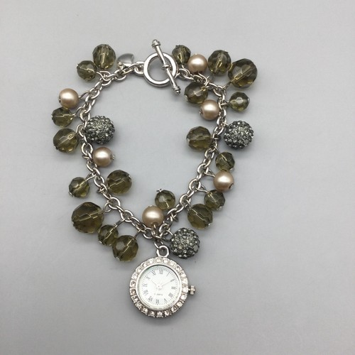 Beaded charm bracelet womens - bracelet,